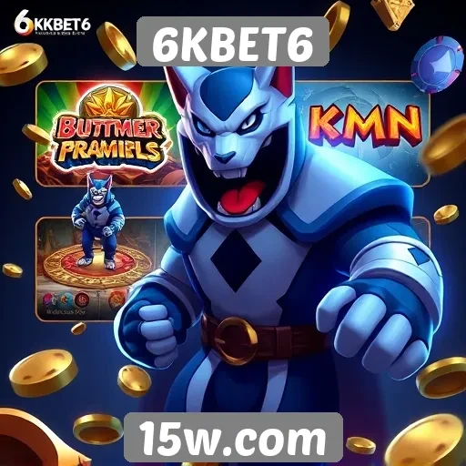Oferta de jogos disponíveis na plataforma 6KBET6